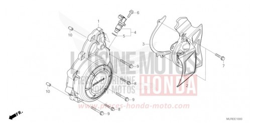 COUVERCLE DE GENERATEUR C.A. CB500FAR de 2024